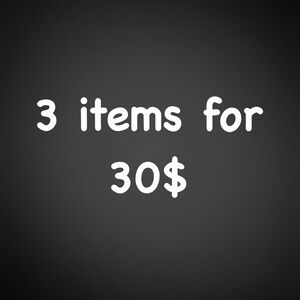* Bundle three items !! *